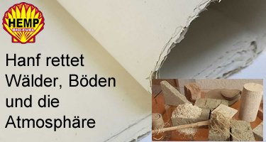 Hanf rettet Wälder, Böden und die Atmosphäre